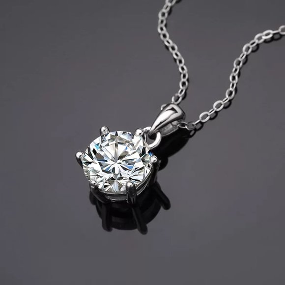 Certified 5ct. t.w. Diamond Brilliant Cut Necklace - Picture 6 of 16